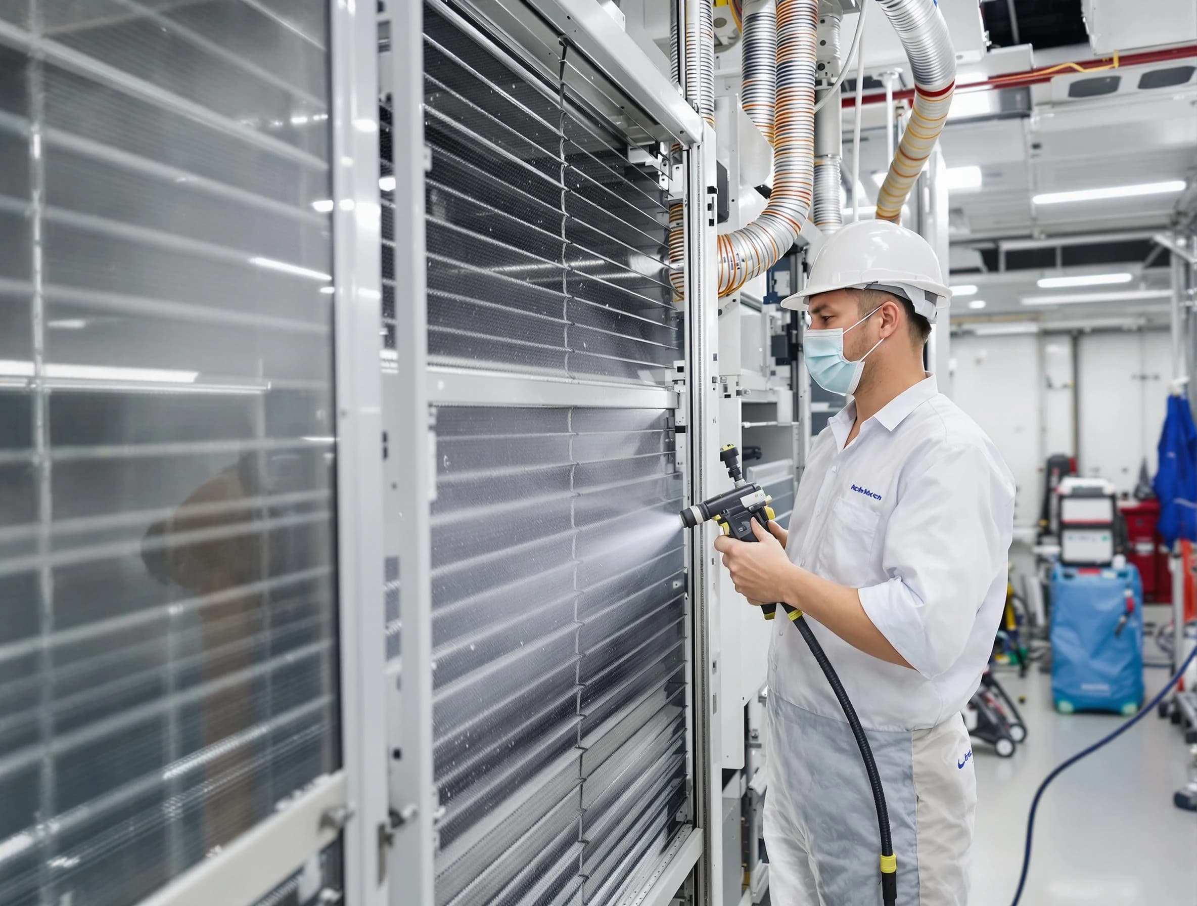 Professional AC coil cleaning by Weymouth Air Duct Cleaning in Weymouth