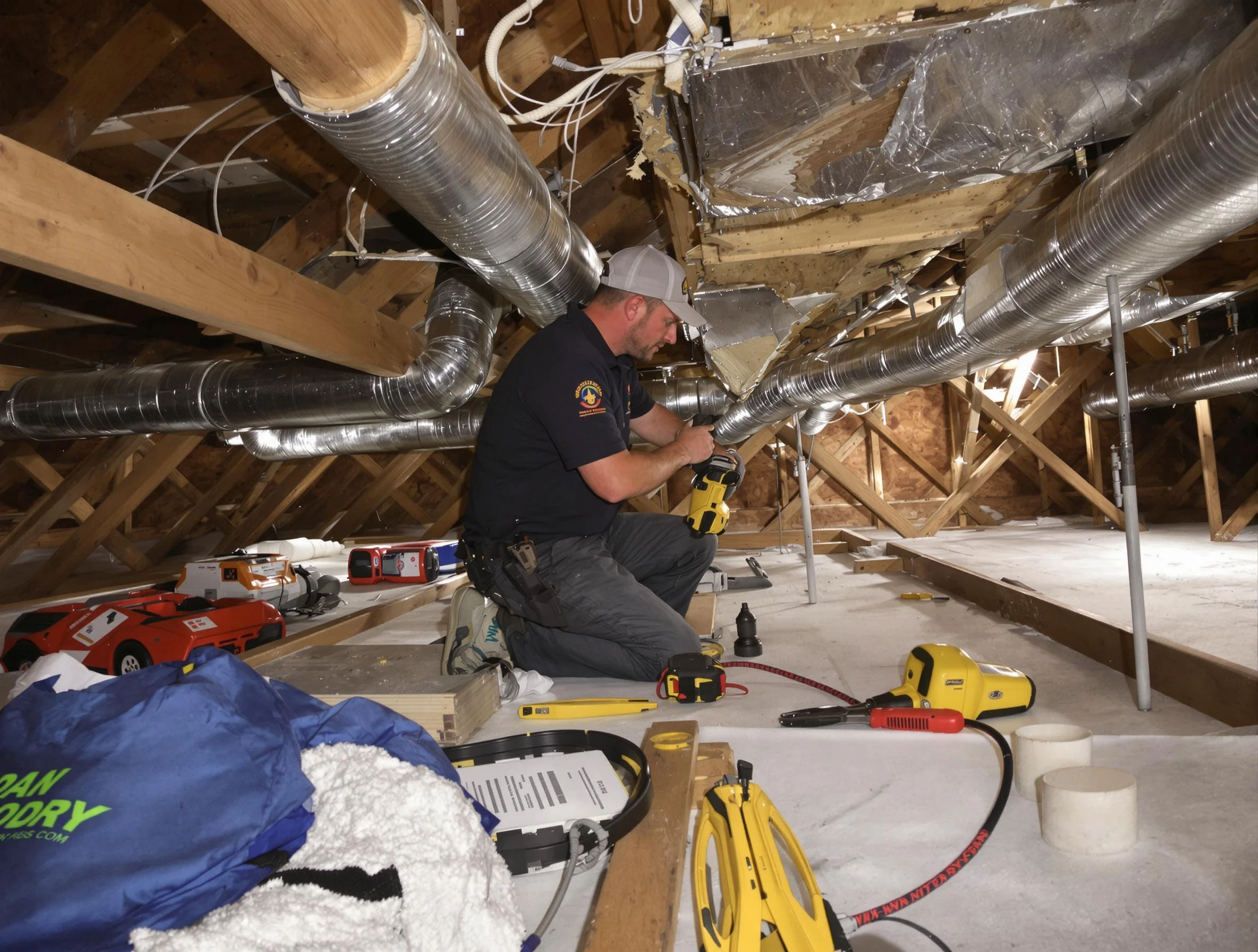 Professional air duct repair by Weymouth Air Duct Cleaning in Weymouth