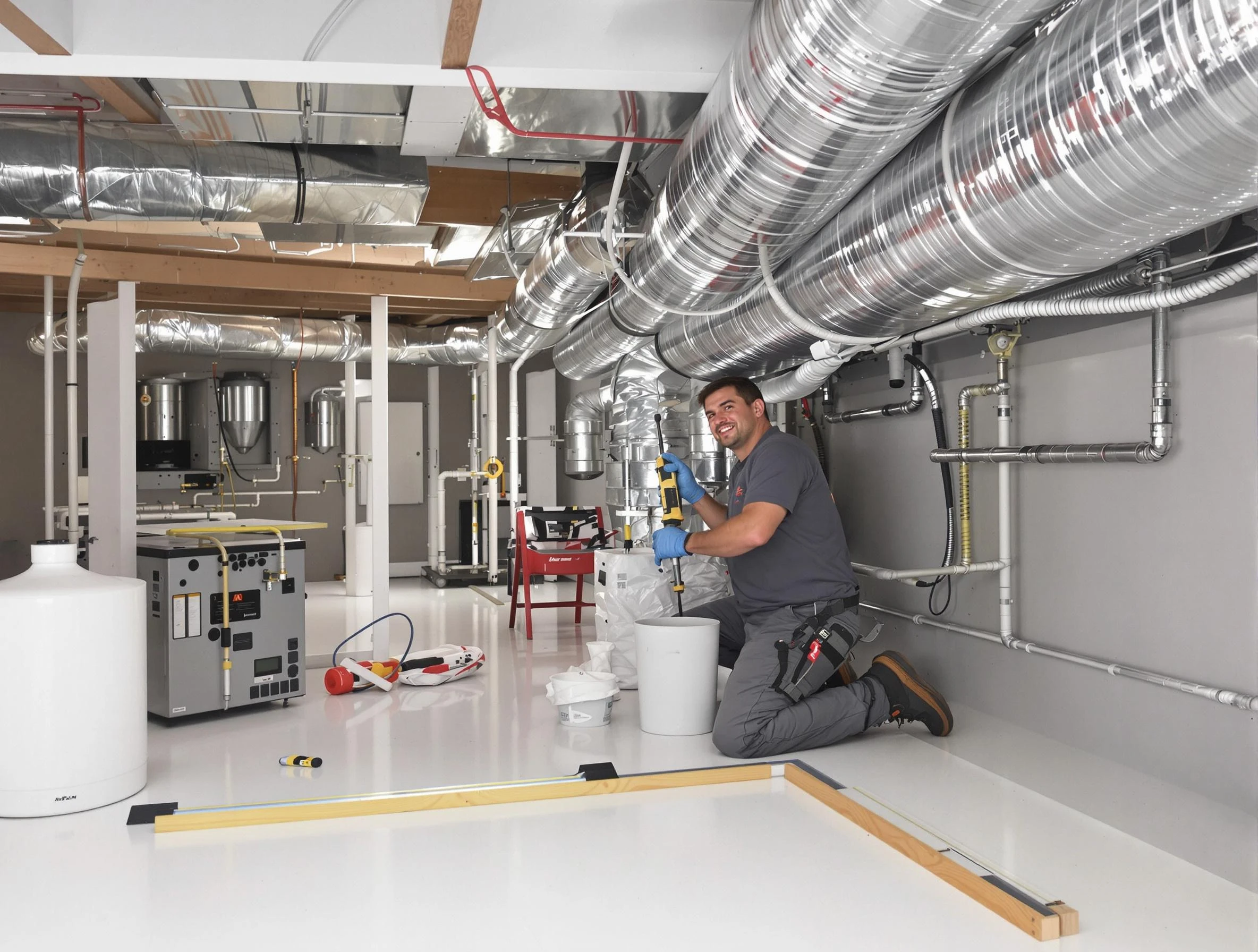 Professional duct sealing service by Weymouth Air Duct Cleaning in Weymouth