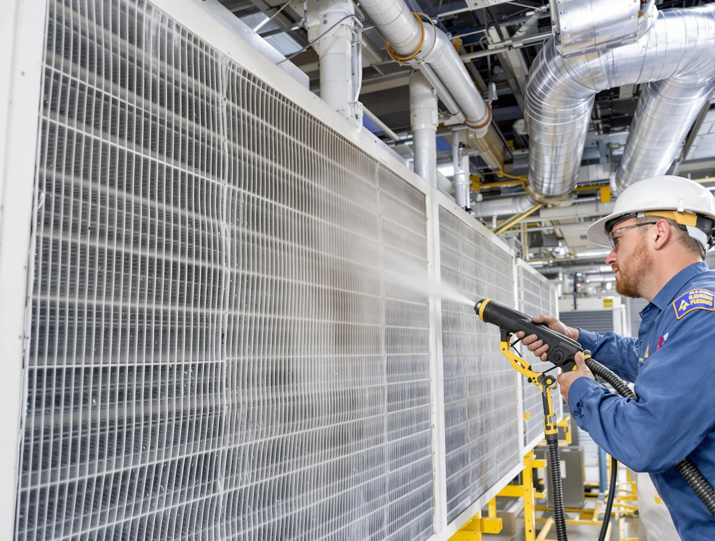 Professional commercial coil cleaning by Weymouth Air Duct Cleaning in Weymouth