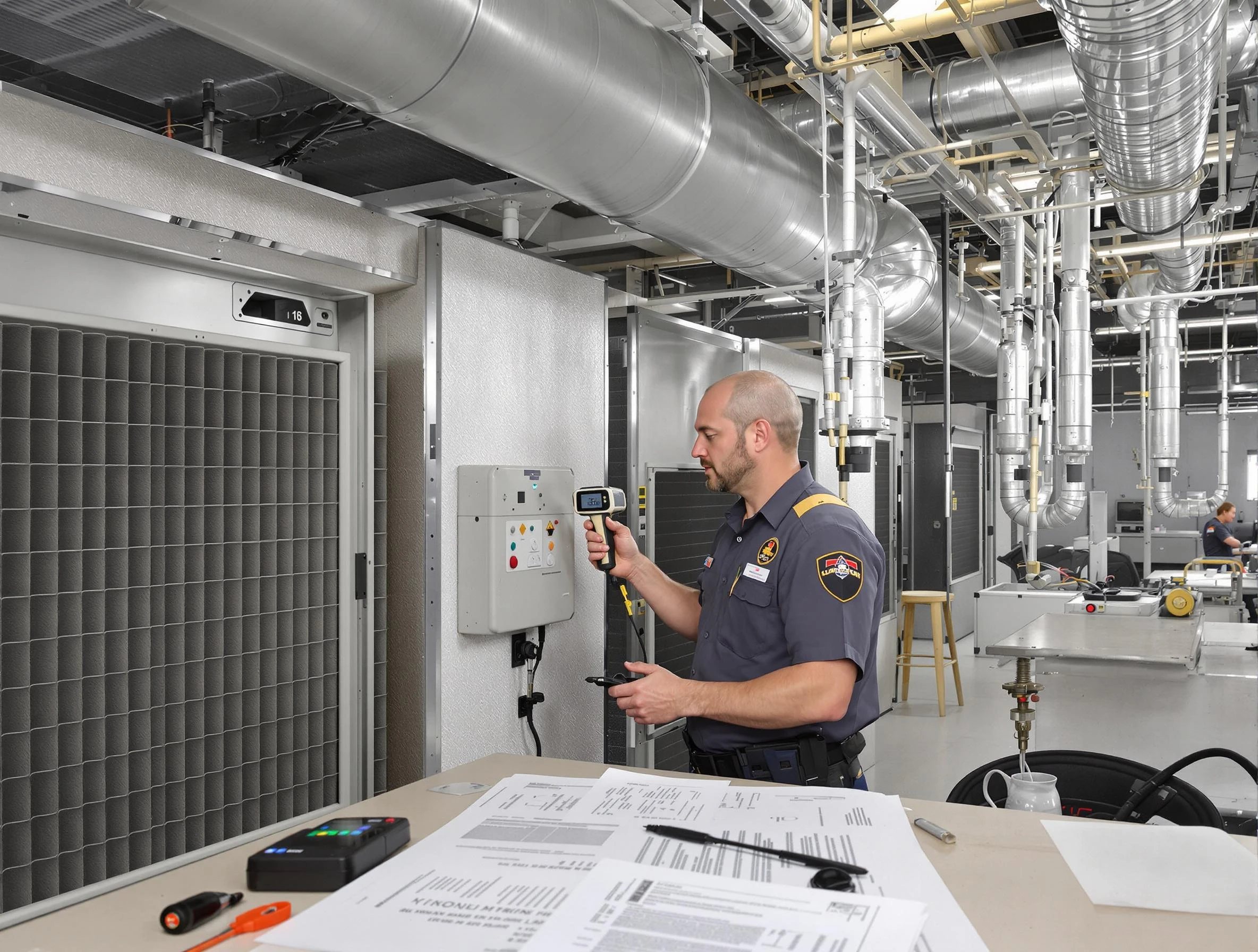 Professional filter system inspection by Weymouth Air Duct Cleaning in Weymouth