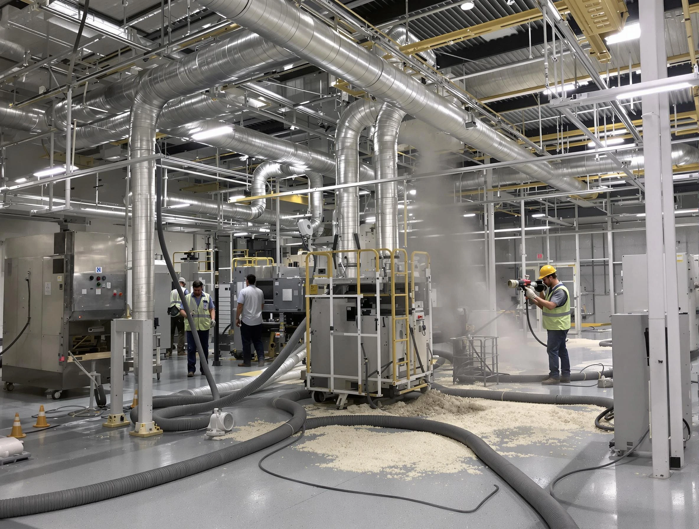 Heavy-duty industrial duct cleaning by Weymouth Air Duct Cleaning in Weymouth